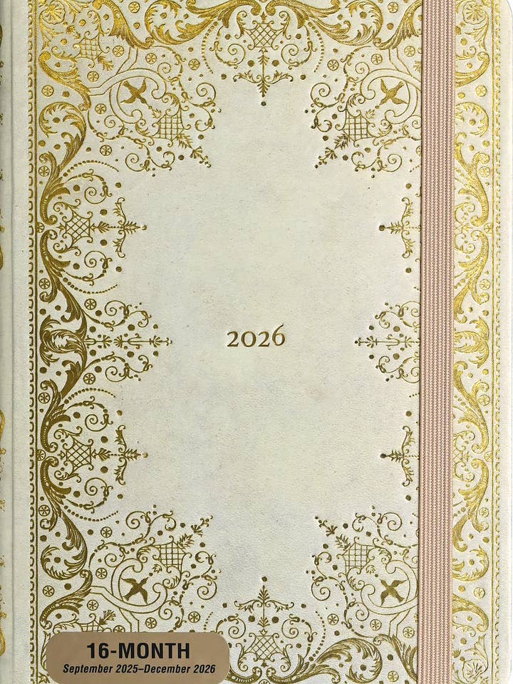 2026 Gilded Ivory Weekly Planner for wholesale by Peter Pauper Press