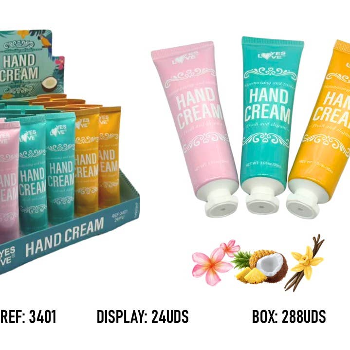 HANDCREME TRIO für den Großhandel von Yes Love Cosmetics