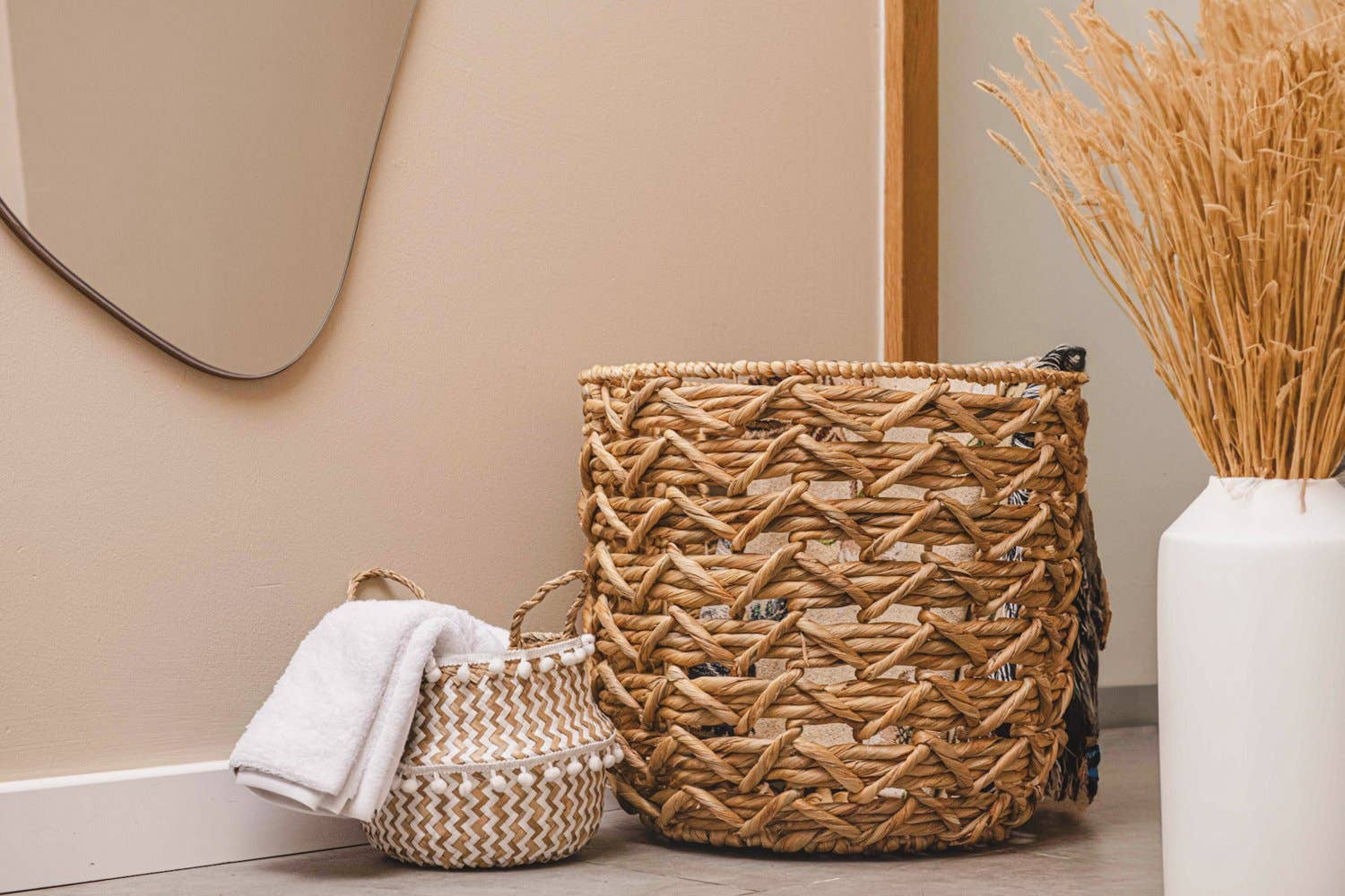 Natural Artisan Home - Wholesale Basket - Water Hyacinth Storage Basket – Nursery & Home Organizer1