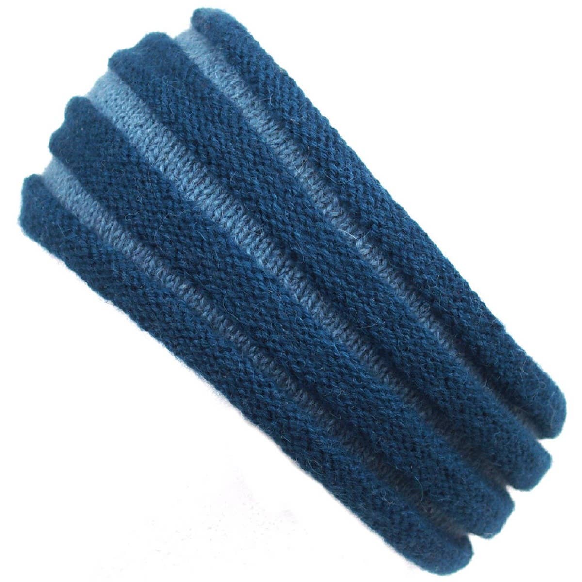 Sanyork Fair Trade – wholesale Pannband - Dam – Naturligt Alpacka Pannband Skidband Plisserad Tvåfärgad Stickad1