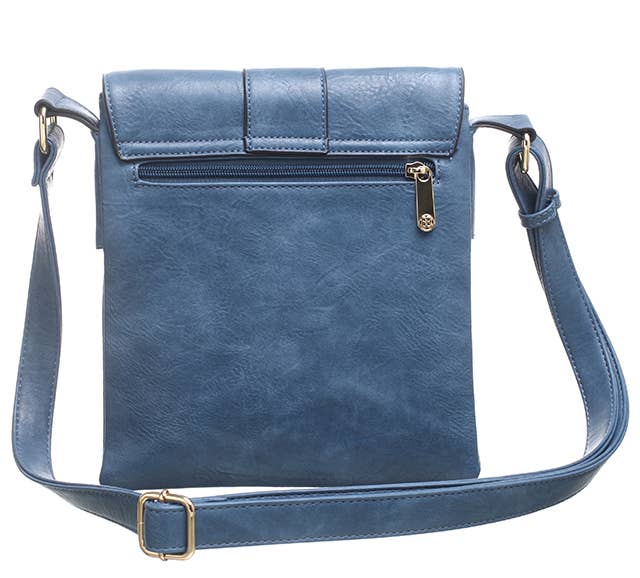 Bessie London – Großhandel Schultertasche – Damen – Schultertasche mit zwei Taschen und Knöpfen14