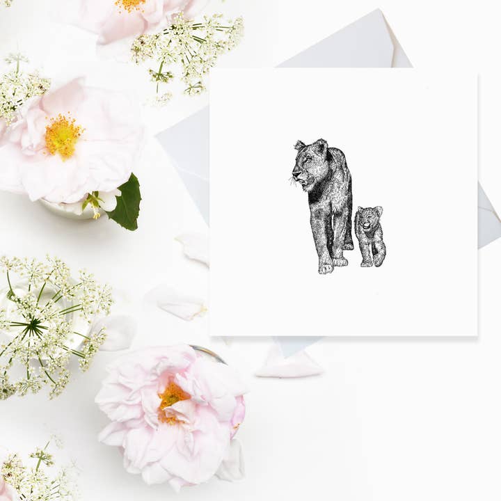 Tarjeta del Día de la Madre Amor Feroz para venta al por mayor de Dots Allowed