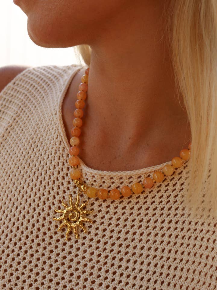 Sunseeker Perlehalskæde for engroshandel hos Sea Soul Home