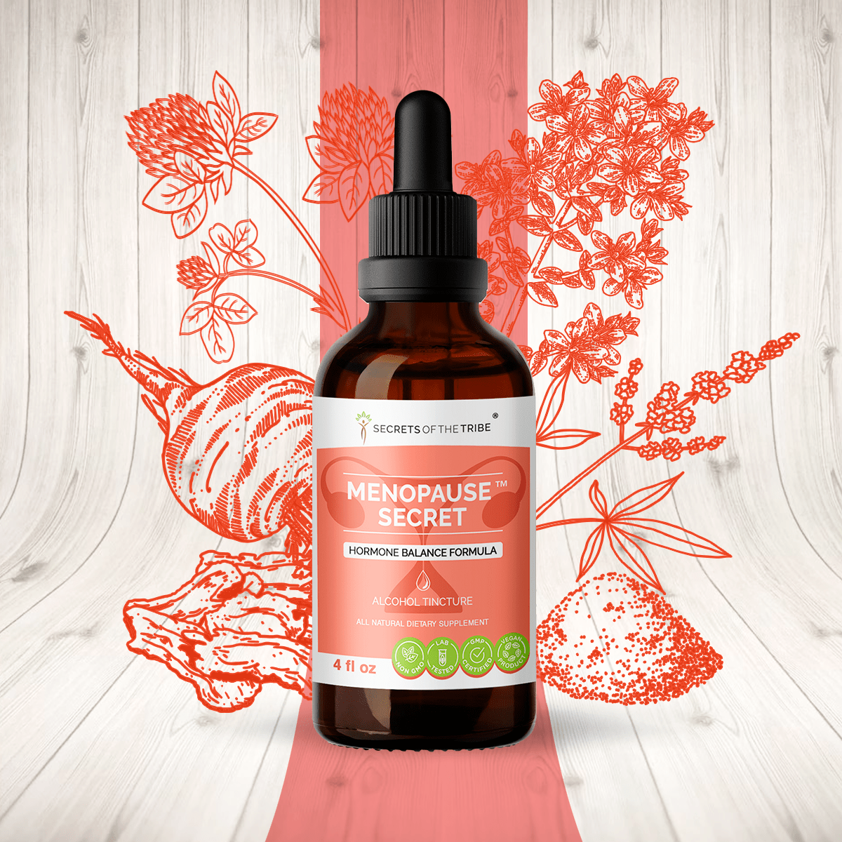 Secrets Of The Tribe - Wholesale Oral Supplement/Vitamin - Menopause Secret. Hormone Balance Formula8