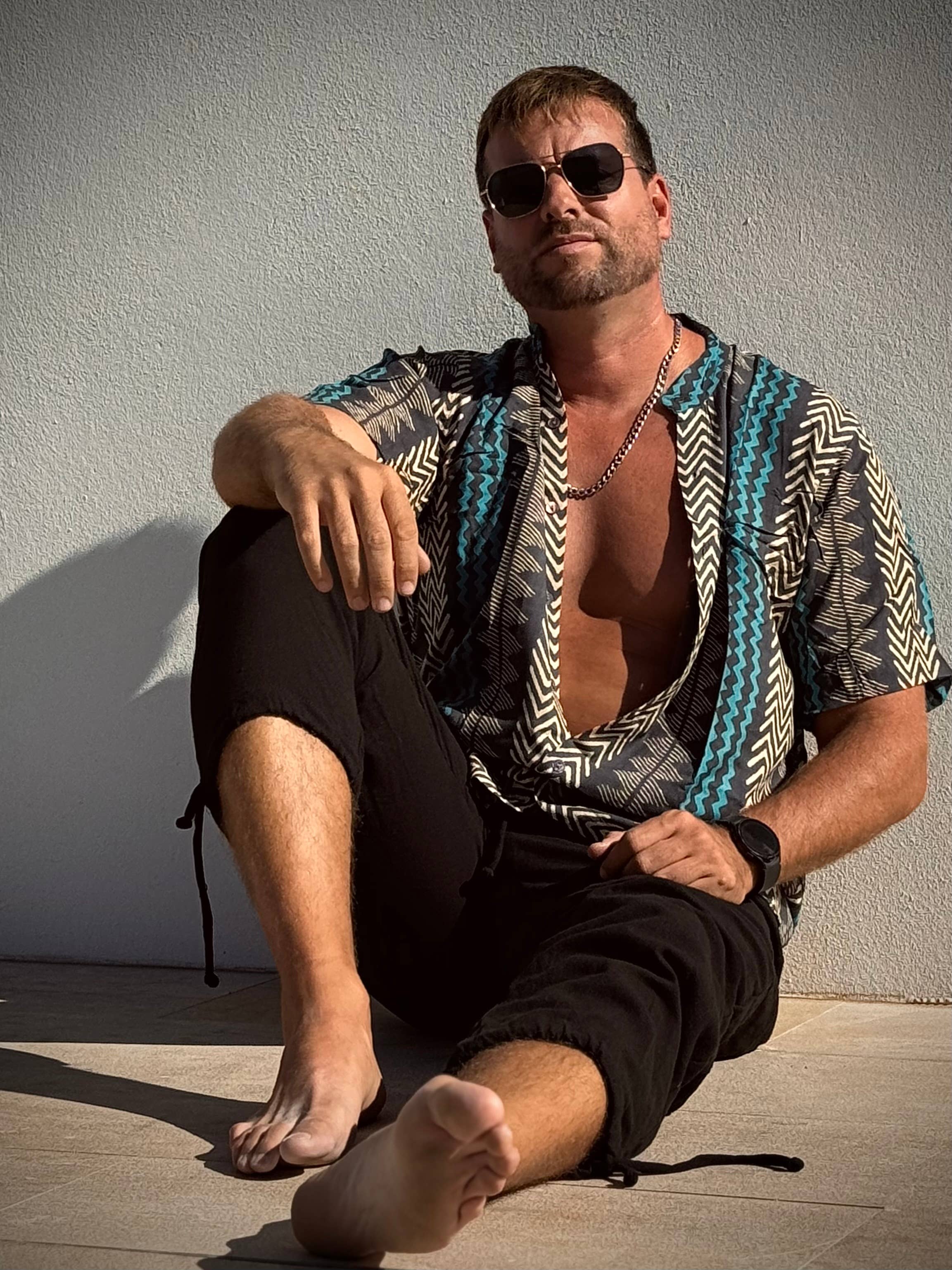 Arena Formentera - Vendita all'ingrosso Camicia button down - Uomo - Camicia con colletto MAO - Nuova!!!!