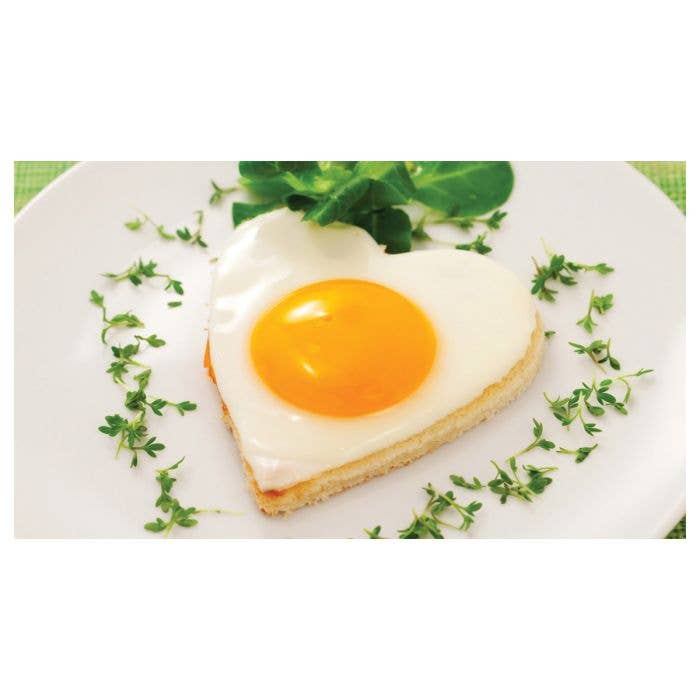 HIC - Harold Import Co. - Wholesale Kitchen Tool/Gadget - HIC Kitchen Heart Shape Egg Ring, Set Of 20