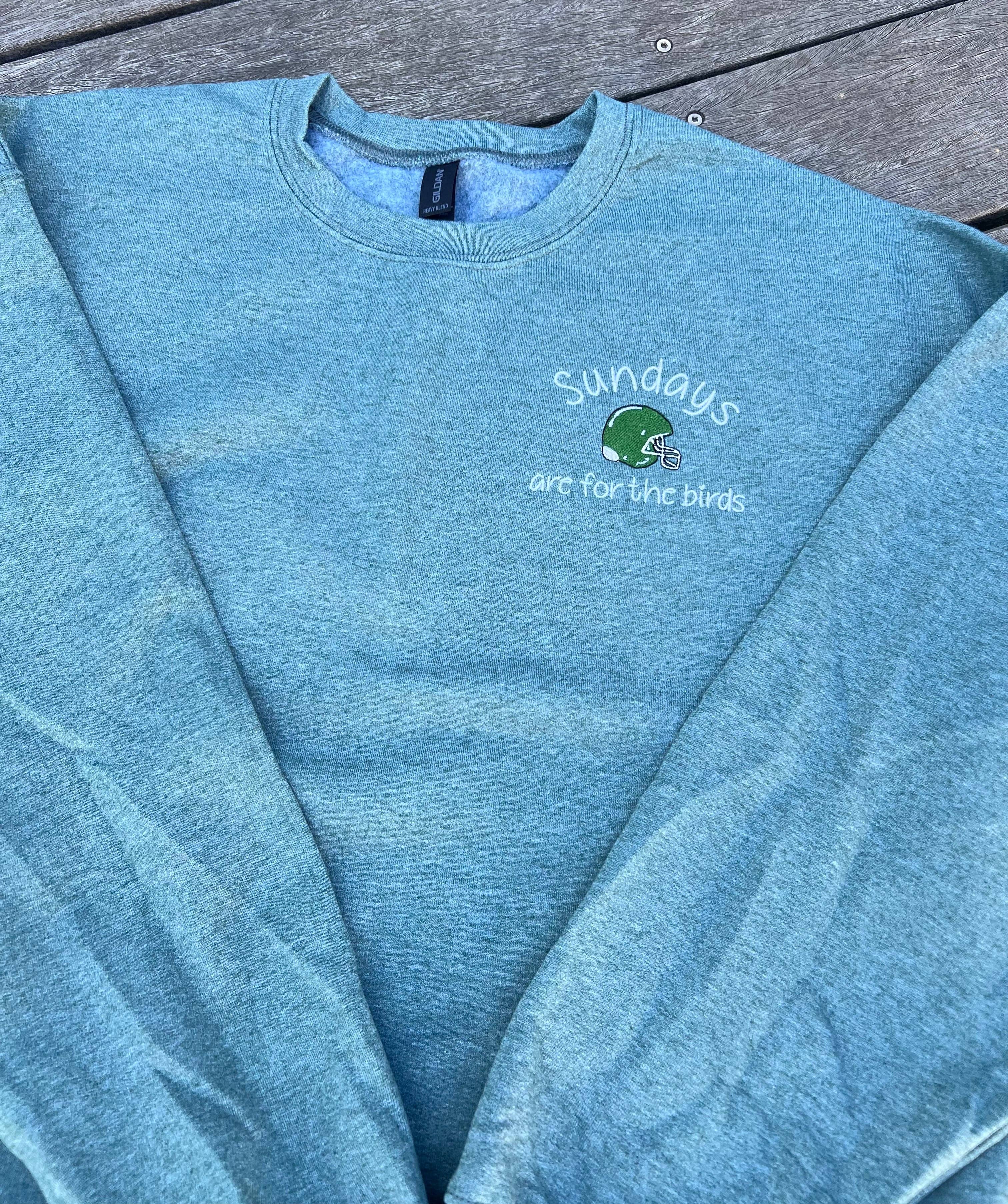 Amanda Rose Thread Co - Wholesale Sweatshirt - Women's - Sundays Are for the Birds Embroidered Sweatshirt | Philadelphia Football Crewneck (Copy)5