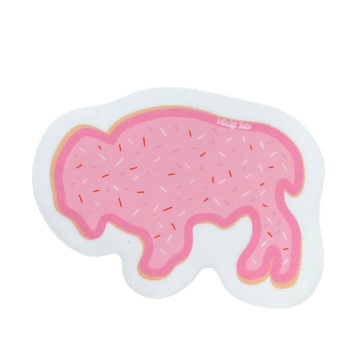 Buffalo Frosted Animal Cracker-klistermærke for engroshandel hos IreDesign Studio