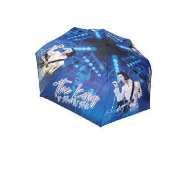 MID-SOUTH PRODUCTS - Wholesale Umbrella - Unisex - Elvis Umbrella - The King Blue0