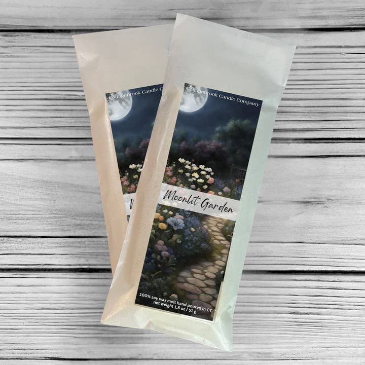 Moonlit Garden Sojavoks smelter for engroshandel hos Cottagebrook Candle Company