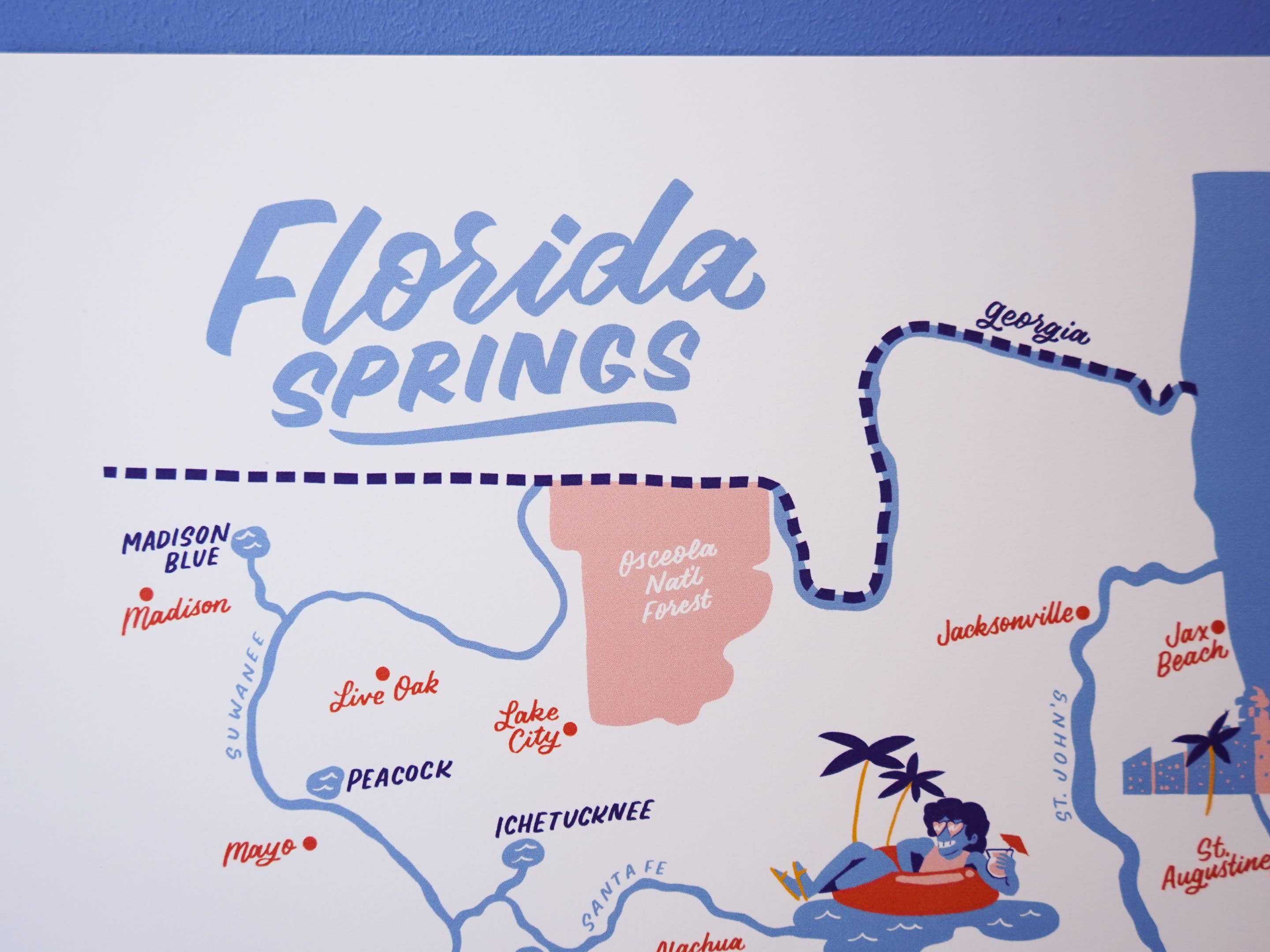 Little Known Goods - Wholesale Map - Florida Springs Map3