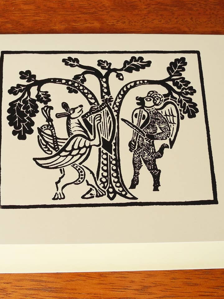 Canterbury Tunes card for wholesale by Merrymeeting Press