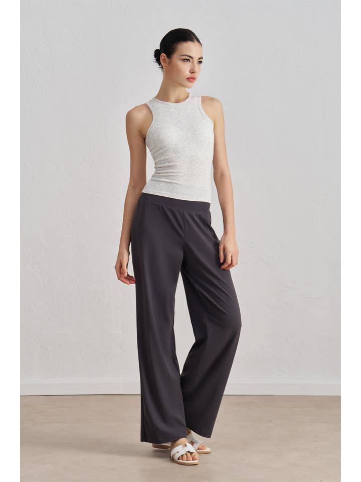 91thelabel - Wholesale Athletic Top - Women's - Madeline Ribbed Racer Back Active Top