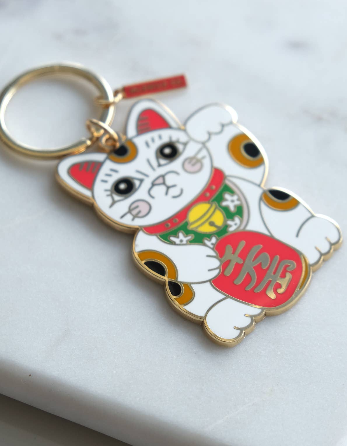 Idlewild Co. - Wholesale Keychain - Women's - Maneki Neko Enamel Keychain1