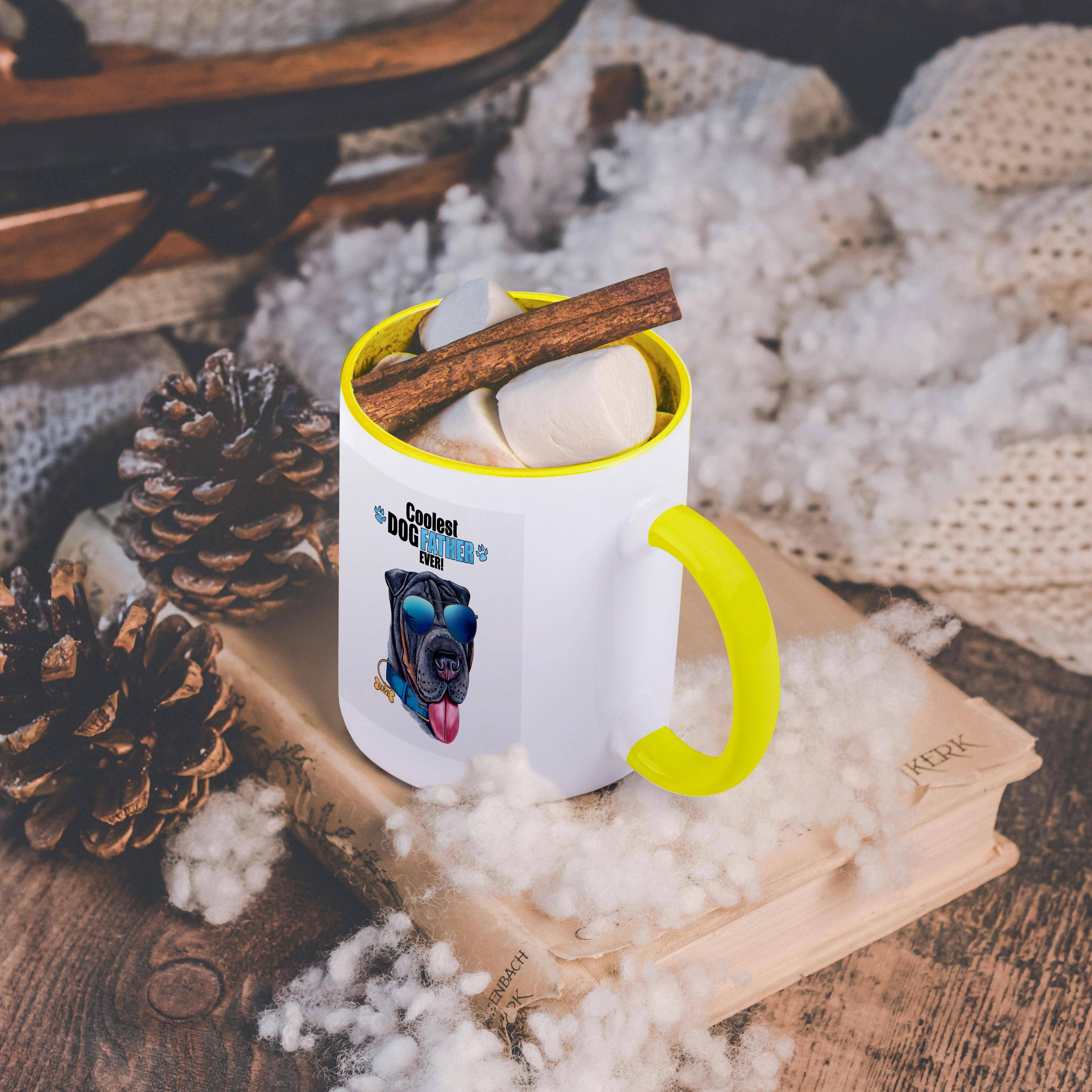 3dRose - Wholesale Coffee Mug - 3dRose, A Black Shar Pei Dog in Sunglasses to Celebrate a Cool Dad Fathers Day, Mug5