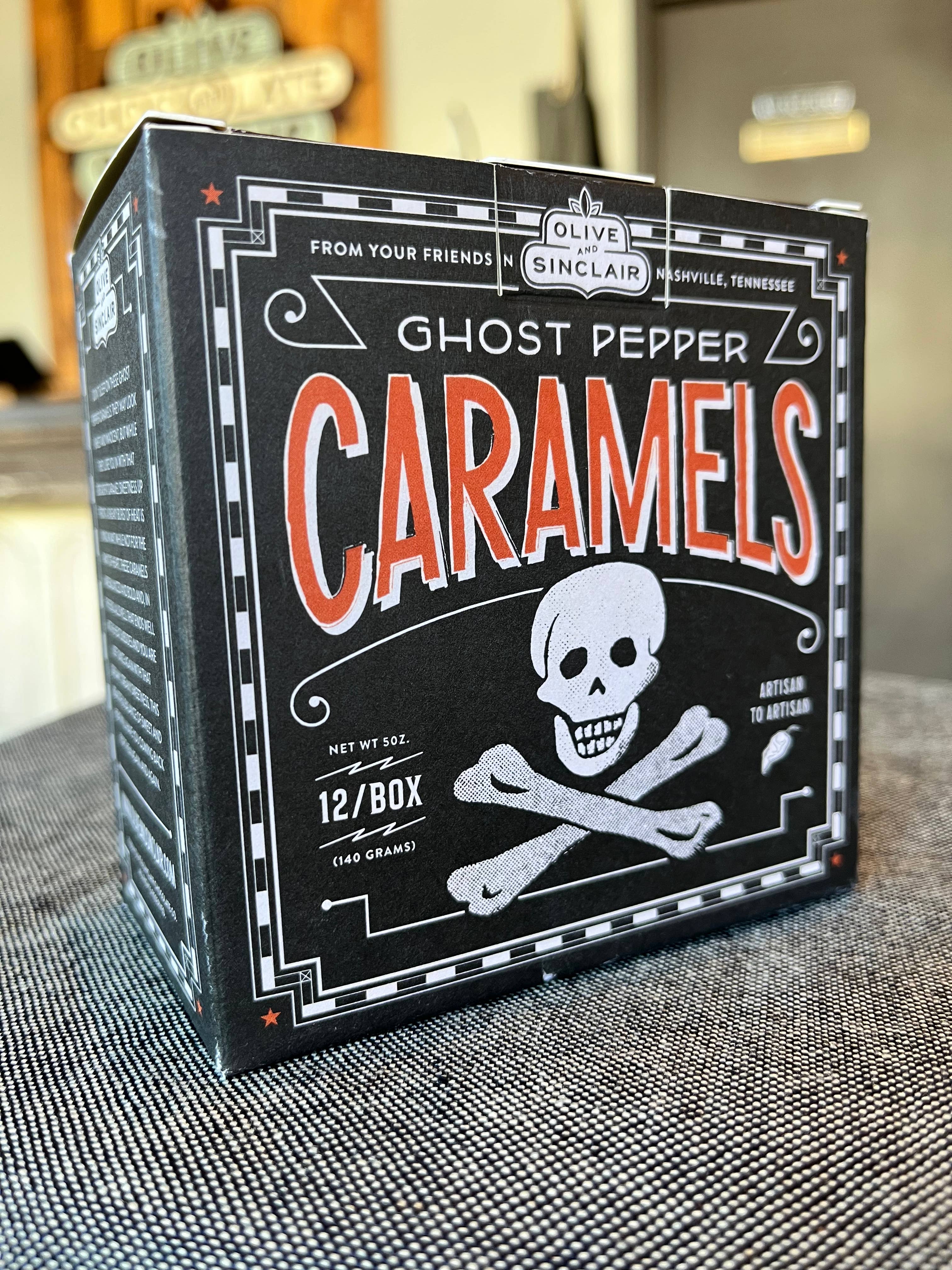 Olive & Sinclair Chocolate – wholesale Caramel – Ghost Pepper Caramel5