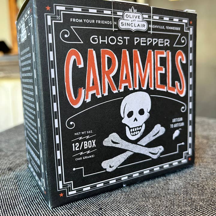 Olive & Sinclair Chocolate – wholesale Caramel – Ghost Pepper Caramel5