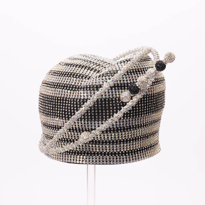 Embellished Beaded Couture Pillbox Hat | AJ894Y for wholesale by KaKyCo