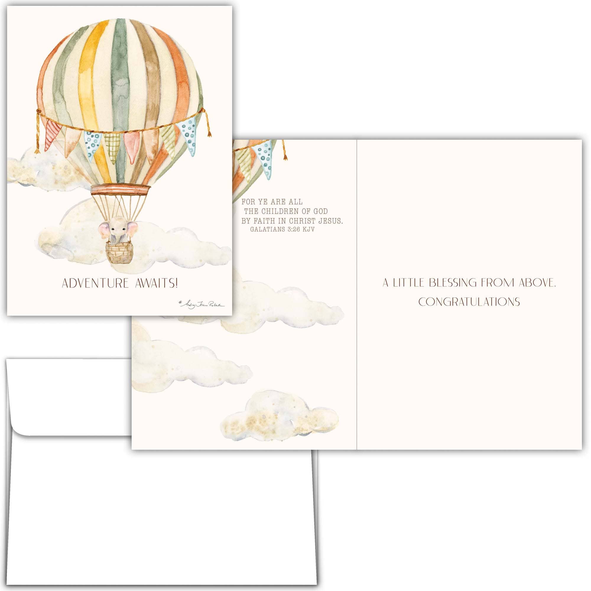 Crown Point Graphics - Wholesale Baby Card - Bundle of Joy - Box of 12 Assorted New Baby Cards4