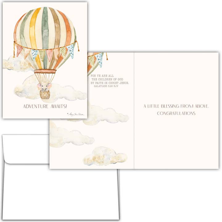 Crown Point Graphics - Wholesale Baby Card - Bundle of Joy - Box of 12 Assorted New Baby Cards4