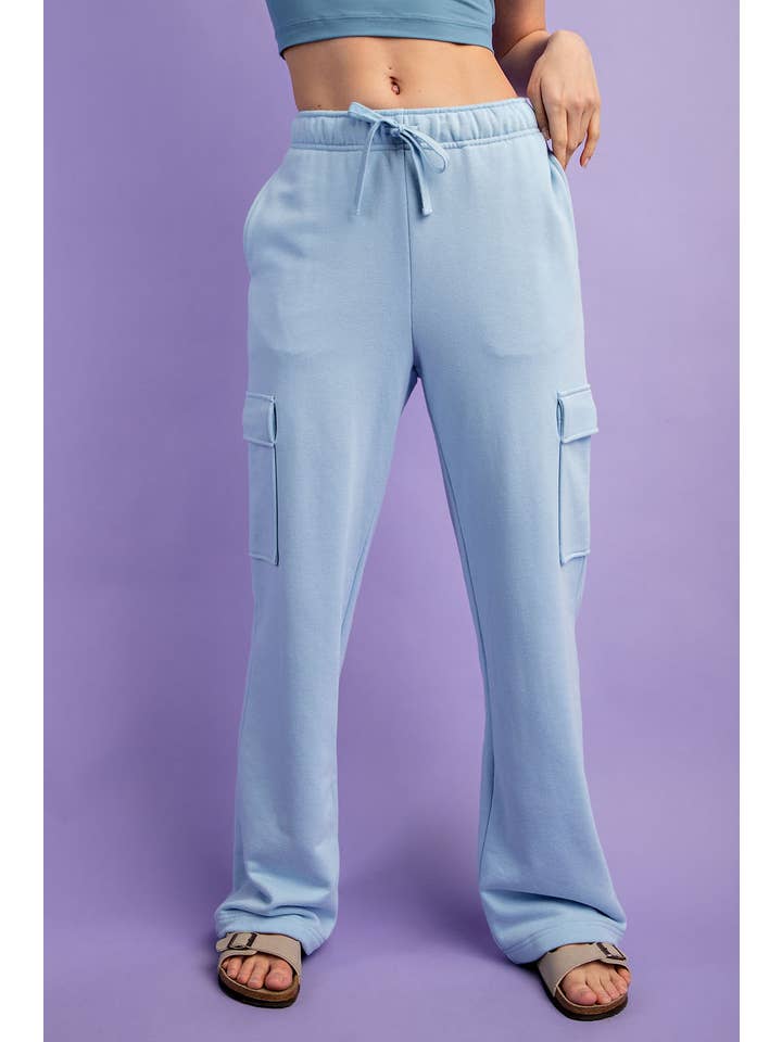 Rae Mode - Wholesale Pants - Women's - FRENCH TERRY STRAIGHT CARGO SWEATPANT37