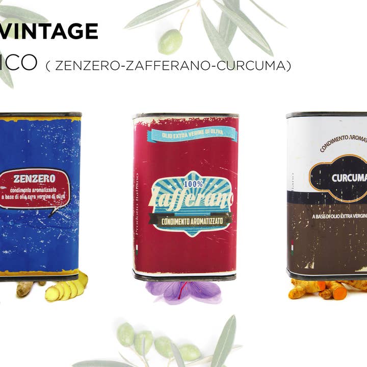 TENUTA SANT'ILARIO - Wholesale Olive Oil - Etnico KIT 3 CANS 250 ML FLAVORED2