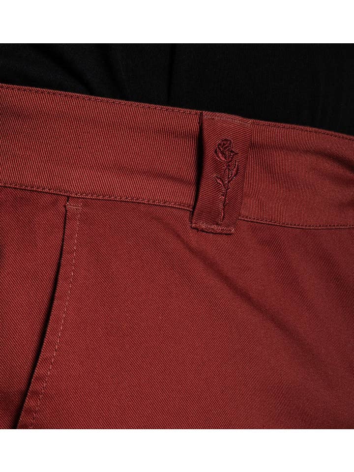 CHERRY MAHOGANY 925 Relaxed fit Chino Stretch Pant Rosewood for wholesale on Faire2