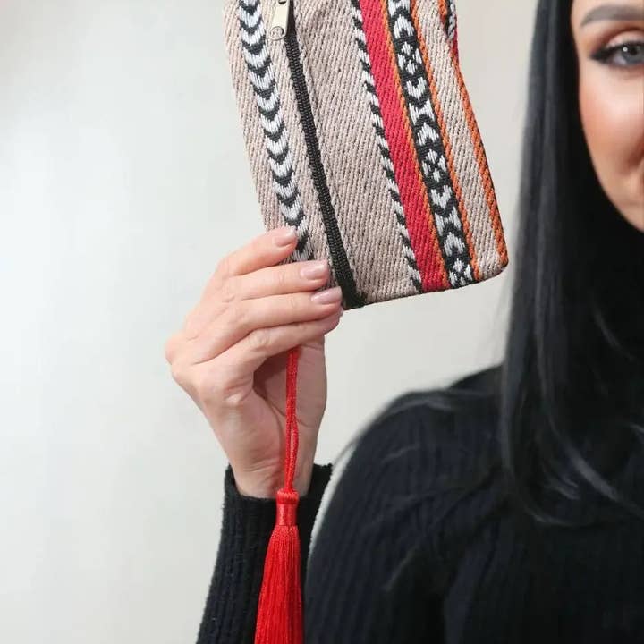 Palestinian Elegance - Wholesale Wallet - Women's - Chimayo Wool Design Wallet – Authentic Palestinian Craftsmanship4