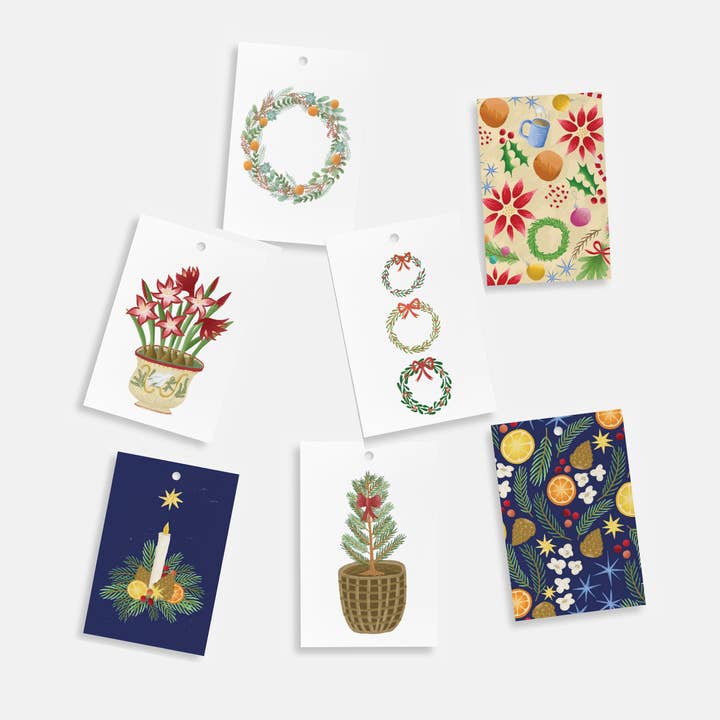 Courtney Beyer Design - Wholesale Gift Tag - Happy Hanukkah Gift Tag