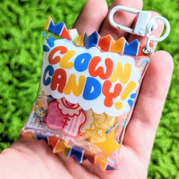 Clown Snoep Sleutelhanger voor wholesale door Milky Tomato