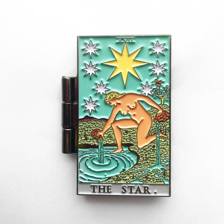 Memento Mori Goods - Wholesale Lapel Pin/Button - The Celestial Trio Pin