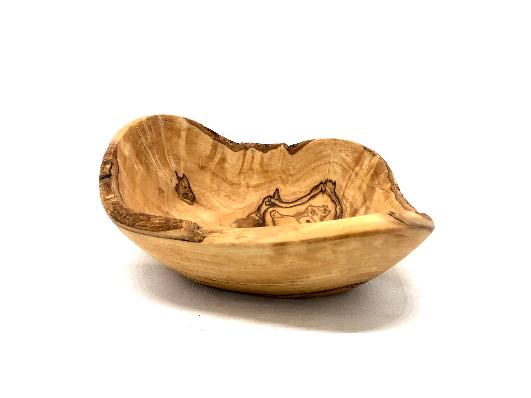 olivenholz-erleben - Wholesale Decorative Plate/Dish/Bowl - Rustic bowl 9 — 11 cm olive wood3