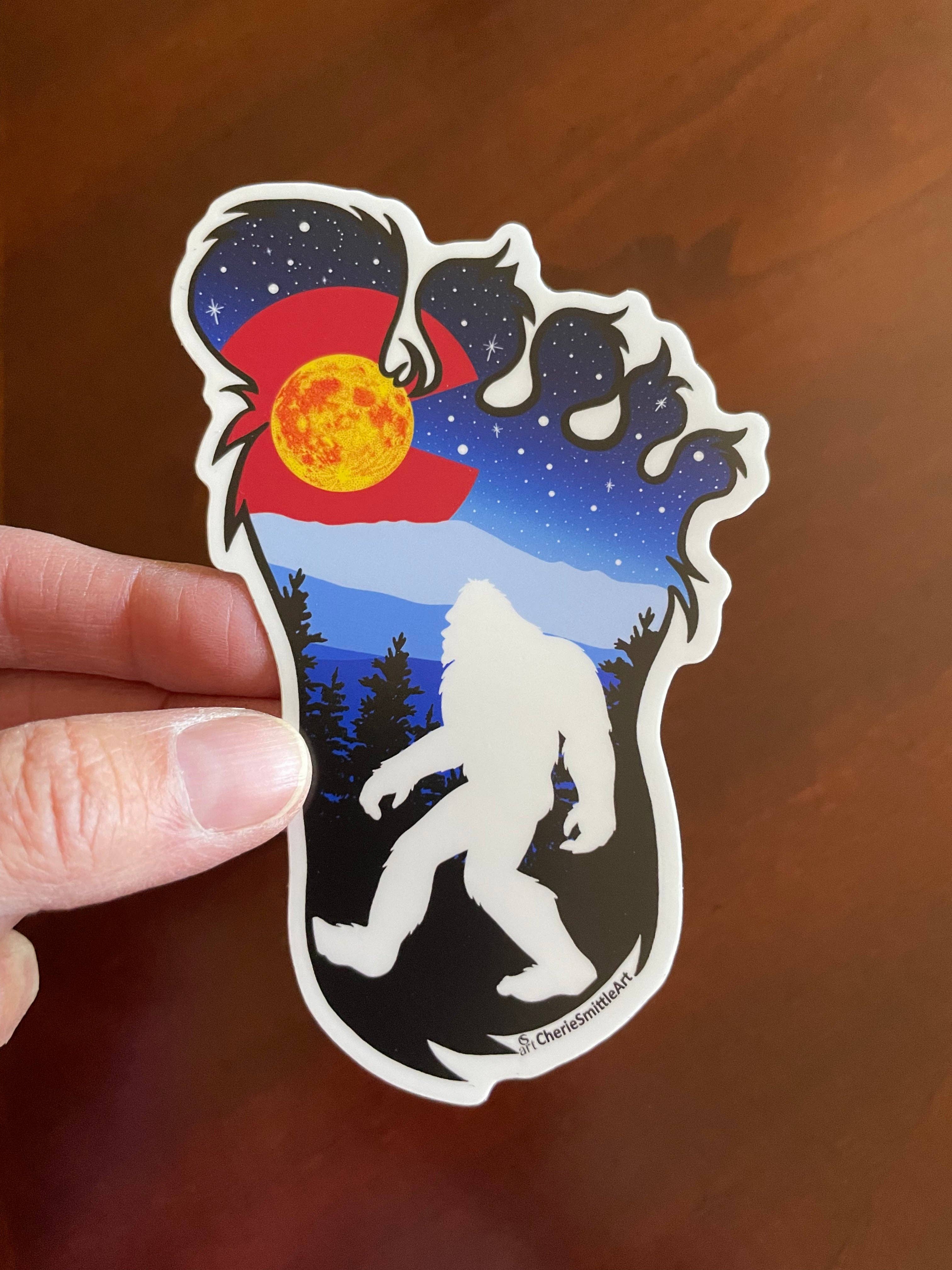 CherieSmittleArt - Wholesale Sticker - Level X Hide N Seek Master Colorado Bigfoot Sticker13
