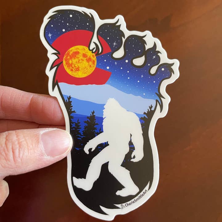 CherieSmittleArt - Wholesale Sticker - Level X Hide N Seek Master Colorado Bigfoot Sticker13