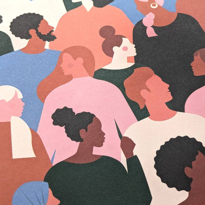 Robert Frederick Ltd - Wholesale Drawer Liner - Saje Scented Drawer Liner - Set of 5 Rose - People Design2