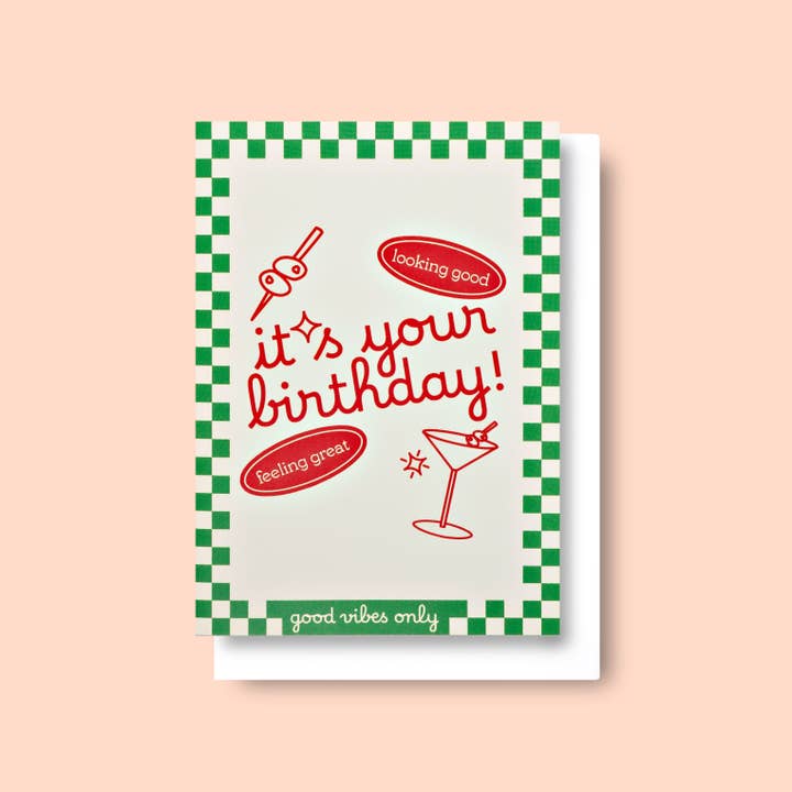 Diner Birthday Card for wholesale by Good Thanks Paper