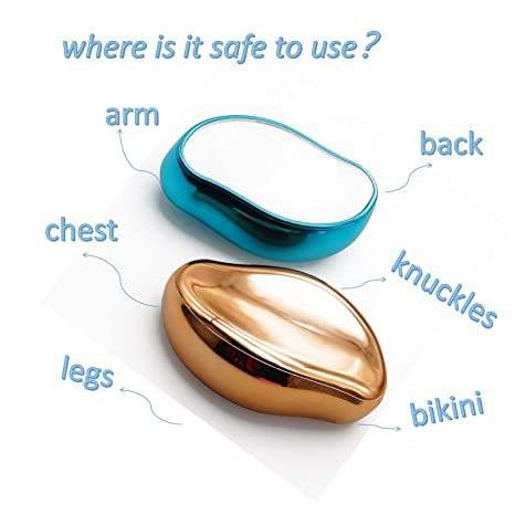 Mezclar y combinar colores Exfoliante indoloro Crystal Hair Shaver, removedor de vello mágico de venta al por mayor en Faire4