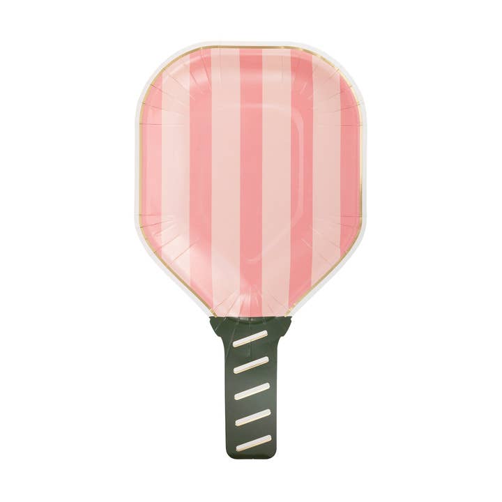 PCK1042 - Pink Paddle Shaped Paper Plate for wholesale by My Mind’s Eye