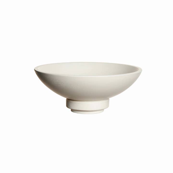 Element Accessories EU - Wholesale Decorative Plate/Dish/Bowl - Innovative Micro Cement Decorative Bowl, White