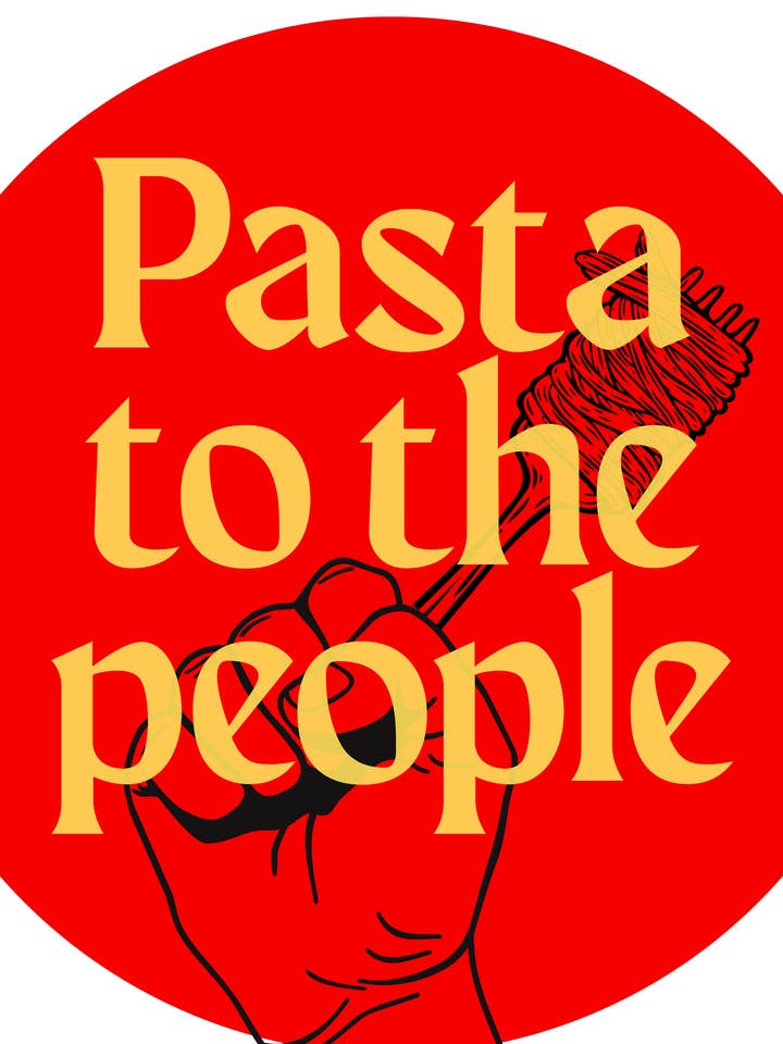 Pasta to the People - Vinyl Sticker for wholesale by Modern Misfits