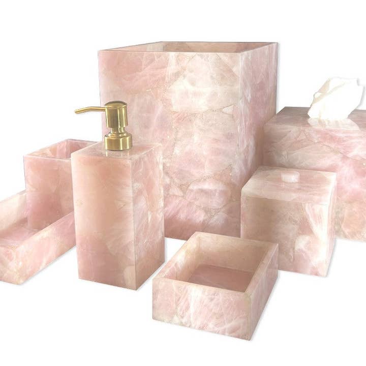 Rozenkwarts set voor wholesale door ETEREO New York
