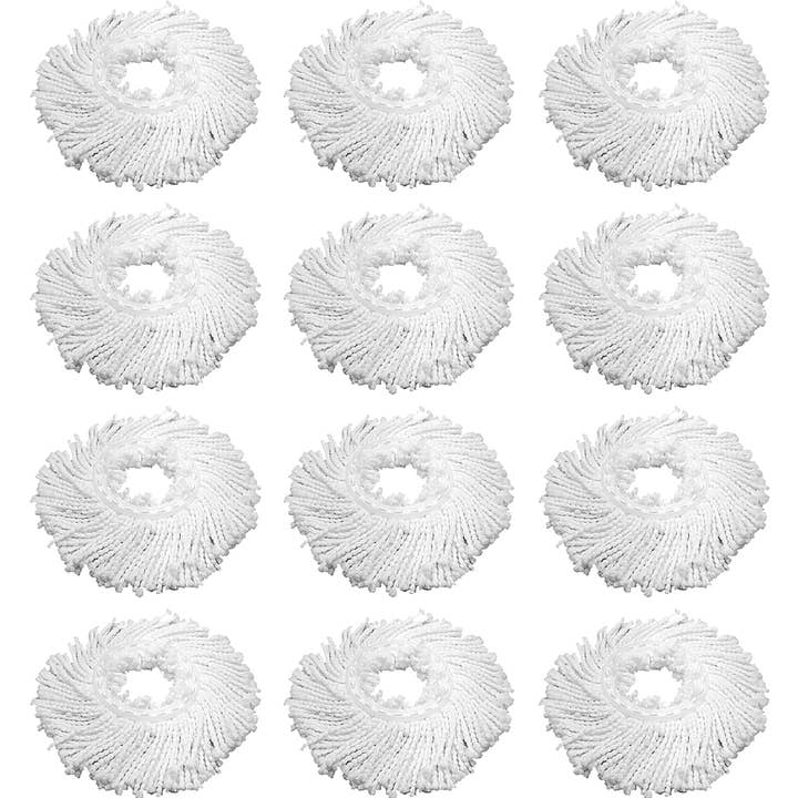 The Revolution Microfiber Spin Mop Refill (12 Pack) for wholesale by LOLA