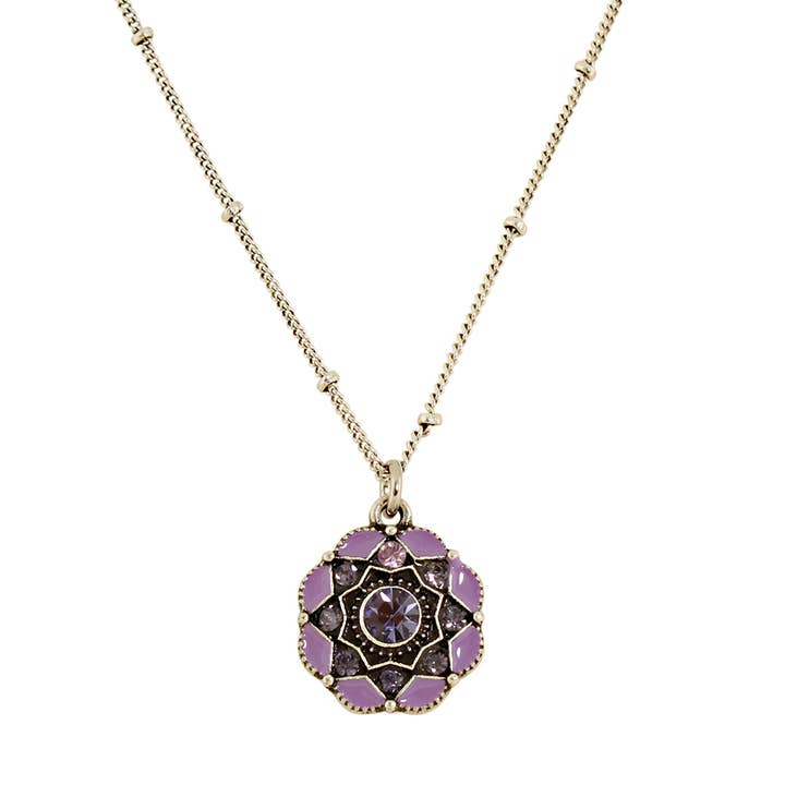 Enamel Crystal Necklace for wholesale by Baked Beads