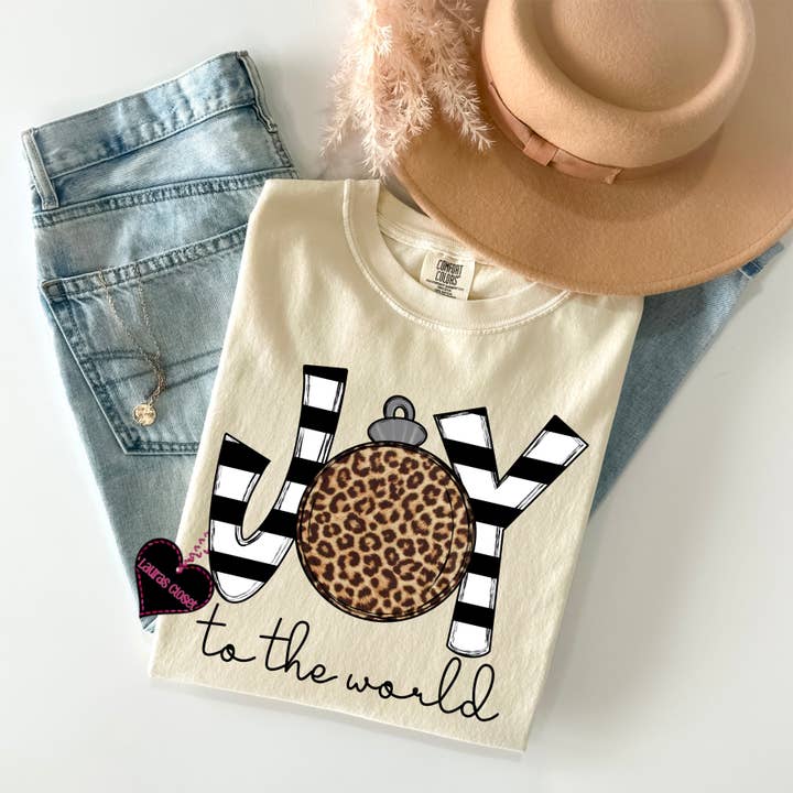 T-shirt graphique JOIE pour le monde pour la vente par Lauras Closet