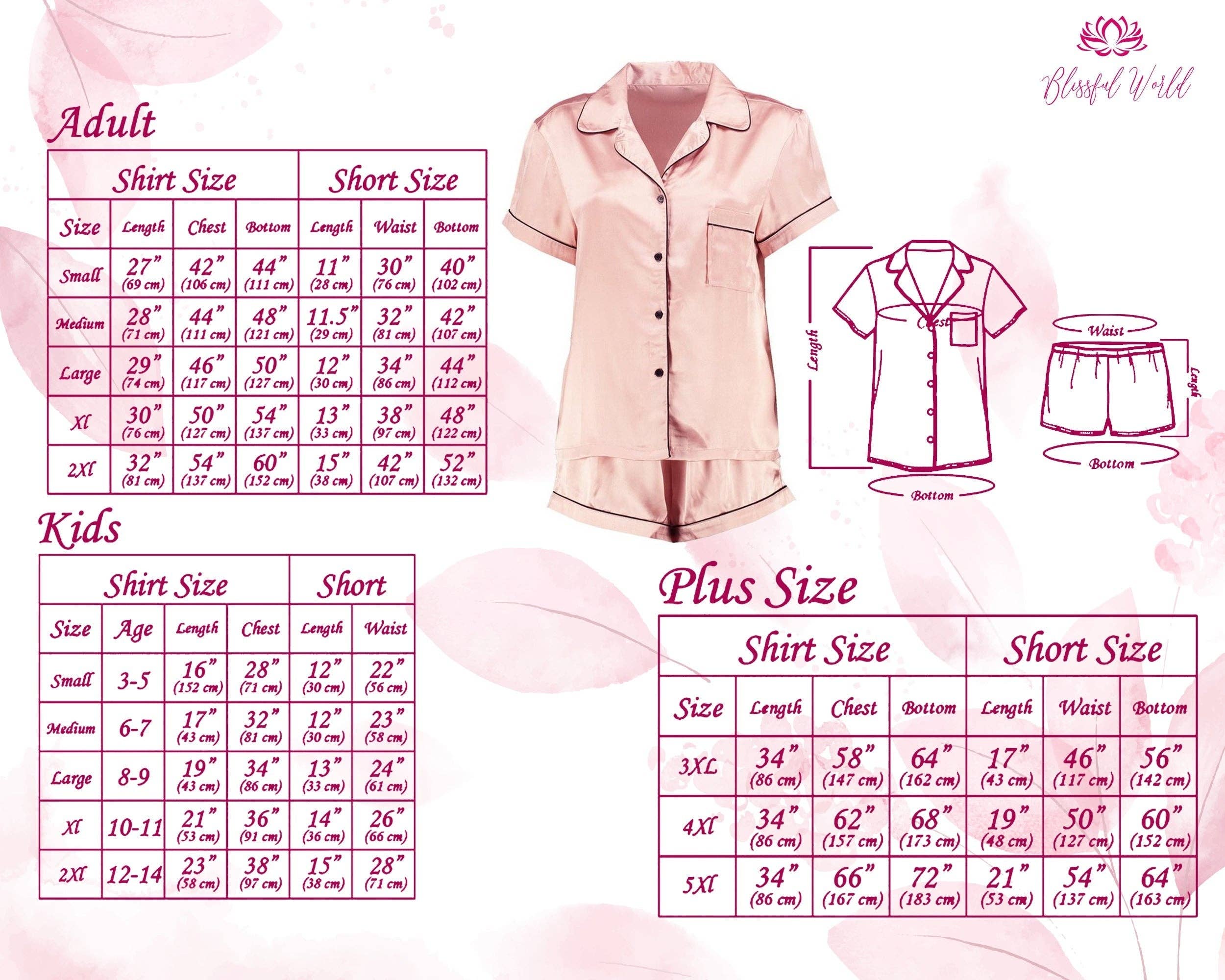 The Blissful - Wholesale Sleepwear Set - Kids - Kid’s Sleepwear Pajama Set / Family Look Personalized Women Men Kids Pajamas Set, Pyjamas, custom pjs, satin shirt, party pyjamas5