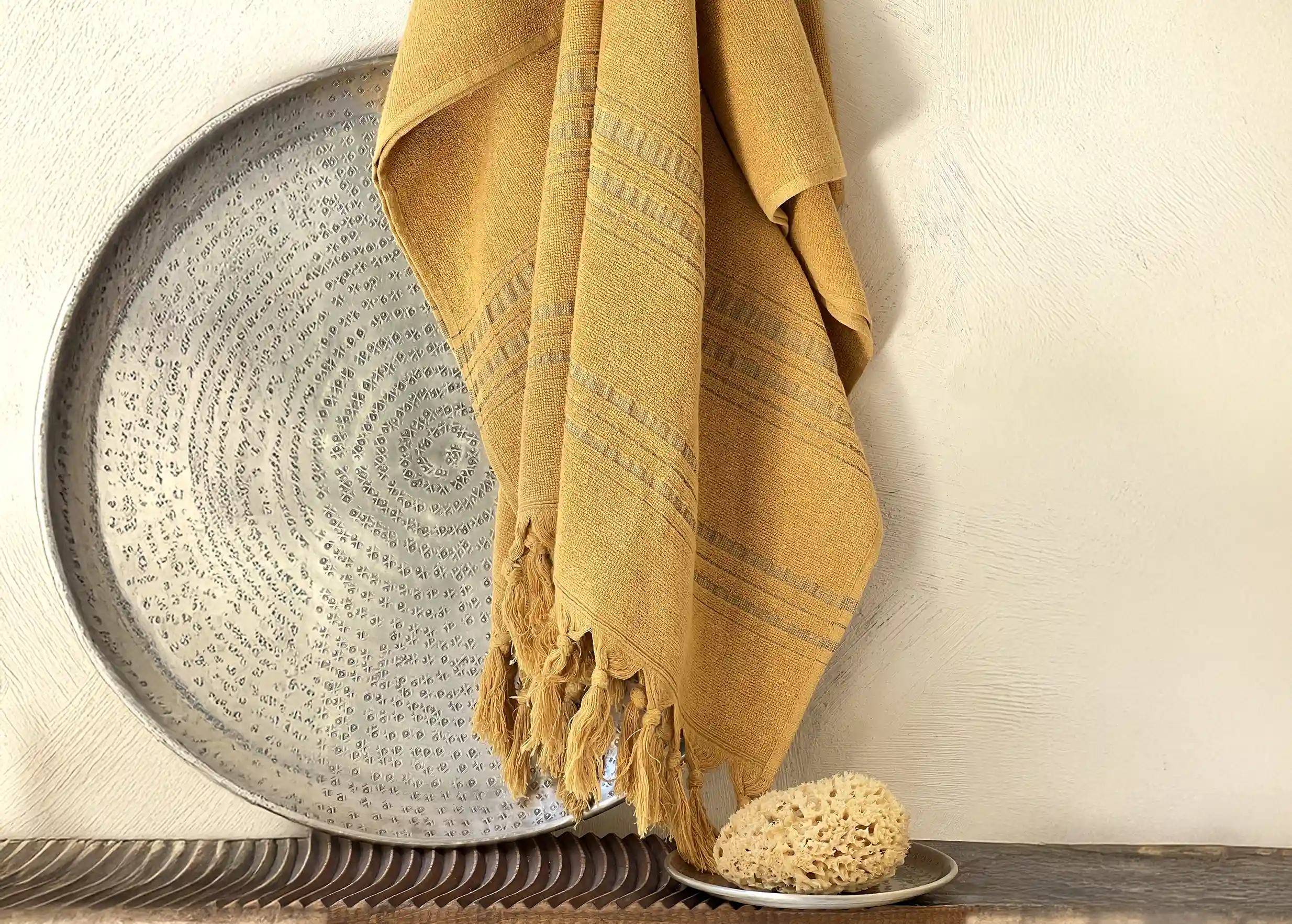 Karawan Authentic - Wholesale Bath Towel - ORGANIC COTTON FOUTA - Dolce-color CITRINE Collection3