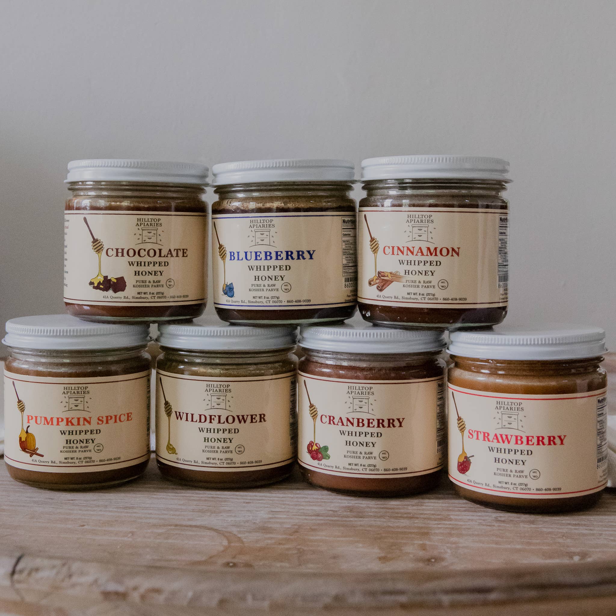 Hilltop Apiaries - Vente Miel - Tartinade au miel fouetté aux fraises2