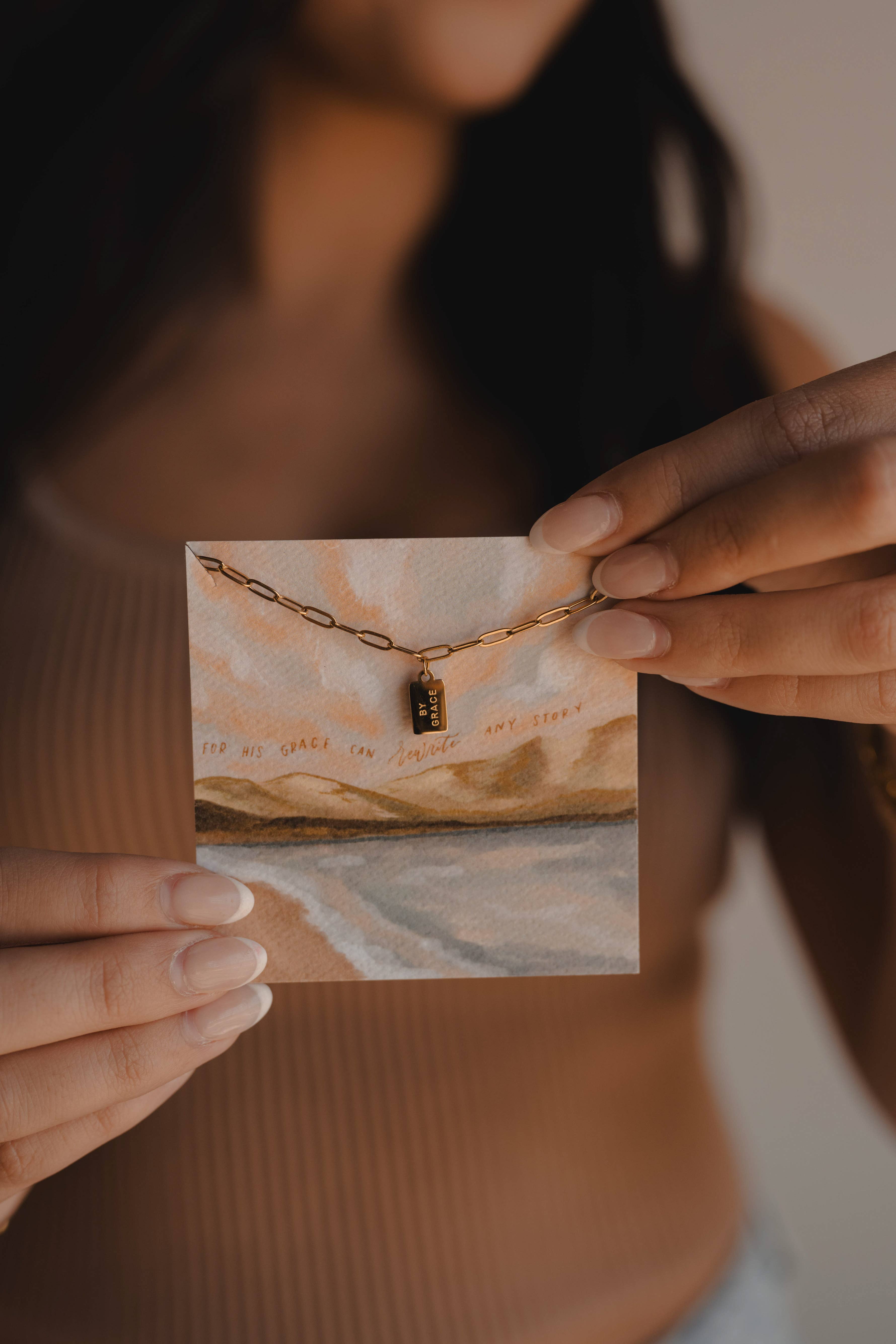 Dear Heart - Wholesale Pendant/Charm Necklace - By Grace Mini Tag Necklace | Christian Jewelry 5