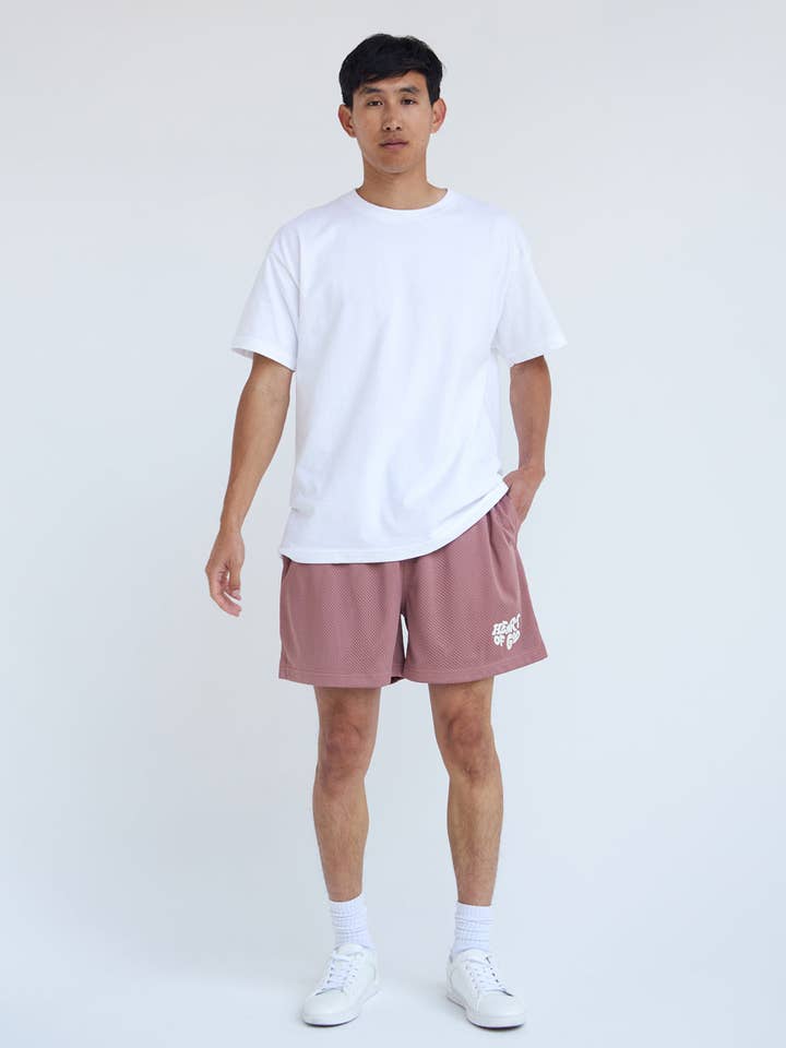 Heart of God Unisex Mesh Short for wholesale by Elevated Faith