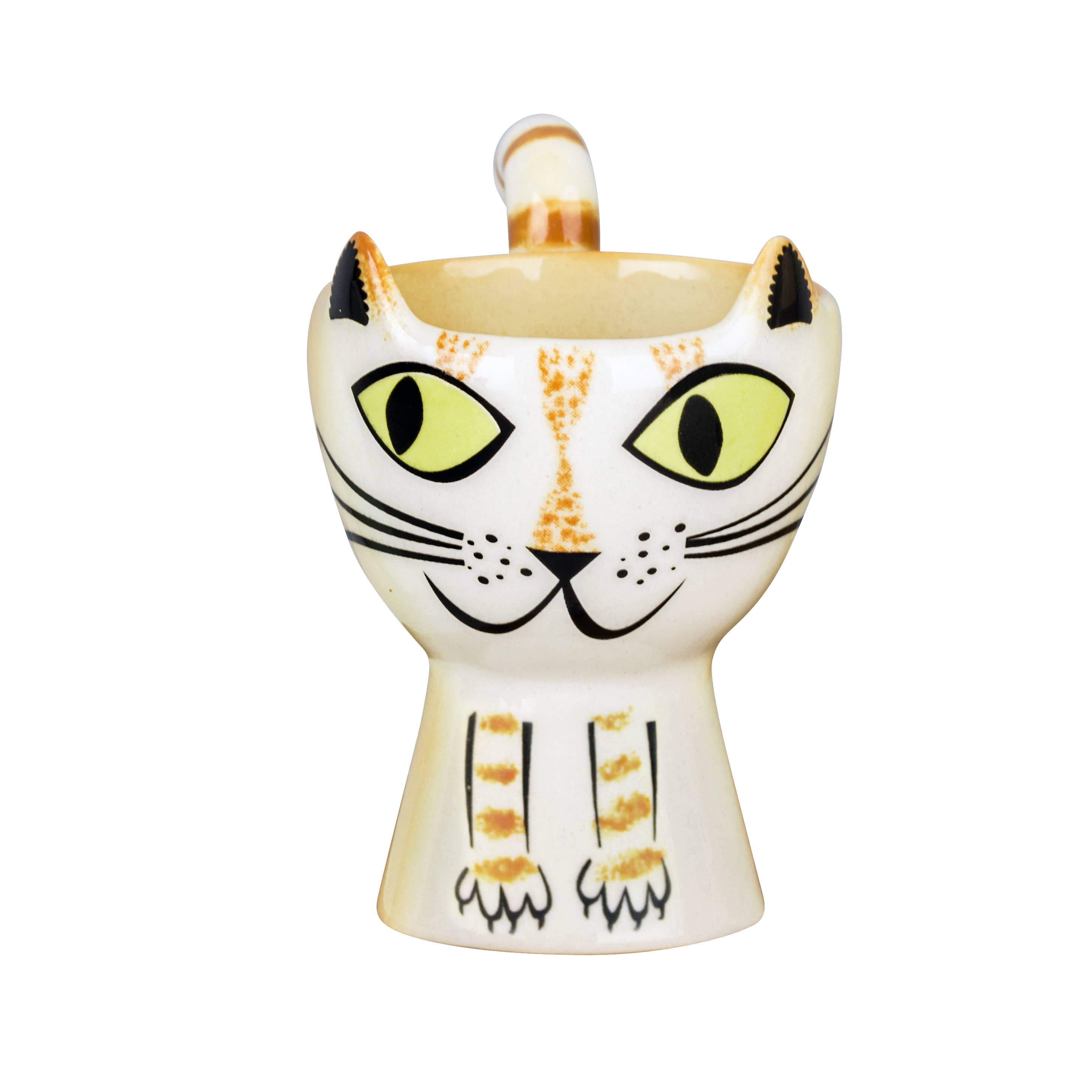 Hannah Turner Ltd – wholesale Egg cup/holder – Ginger Cat Egg Cup2